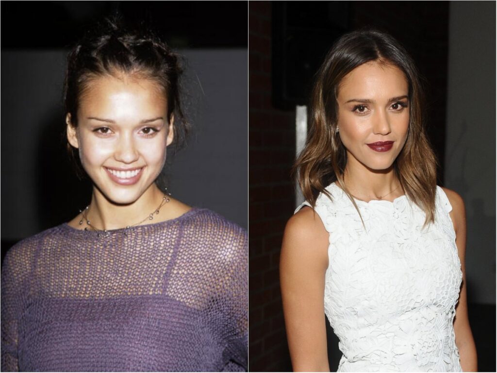 Jessica Alba avant apres